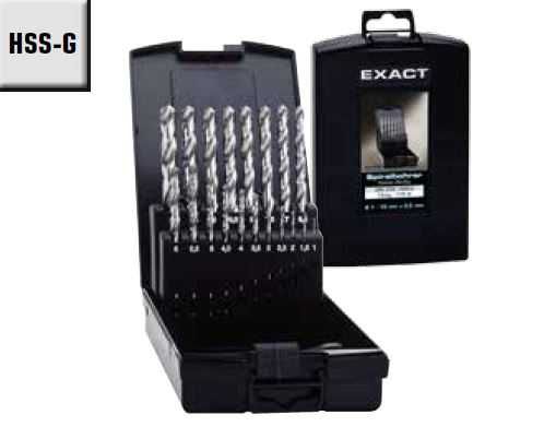 Wiertła do metalu EXACT DIN338 TYP N HSS-G 25szt.