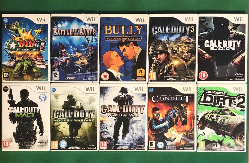 NINTENDO WII (desde 6€] Bully Guitar Just Dance Mario Okami Rayman