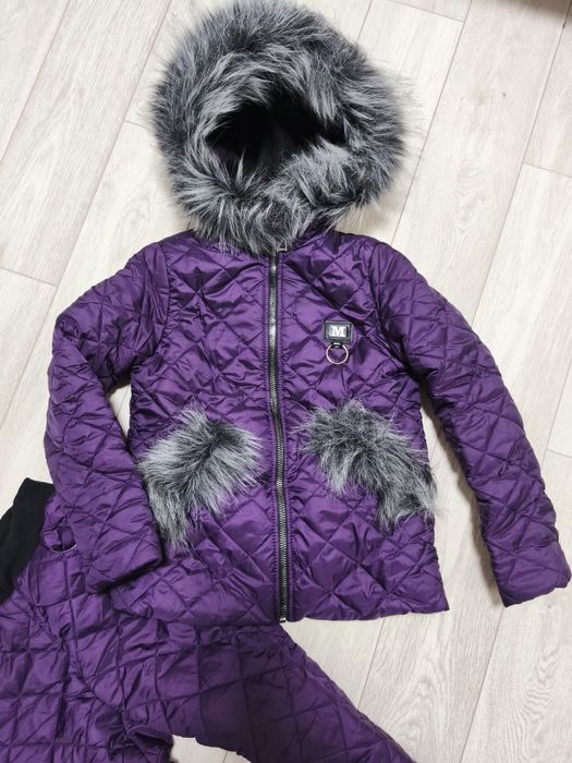 Зимовий комплект куртка та штани для дівчинки 135 р