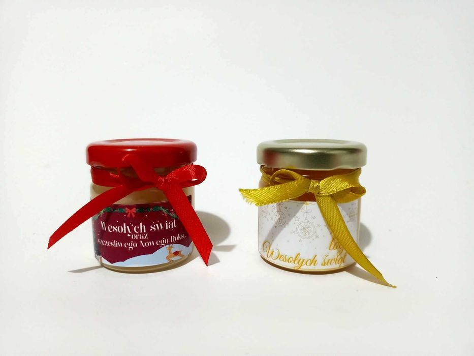 miodki upominki prezent świąteczny LOGO 40 ml personalizowany