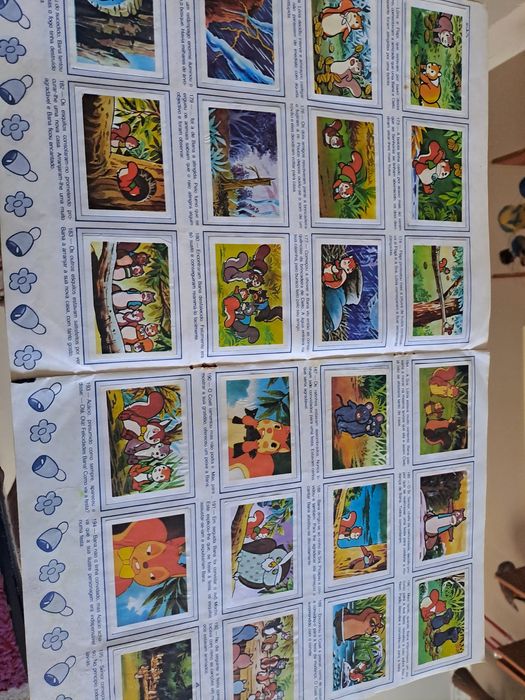 Bana e Flapi caderneta cromos