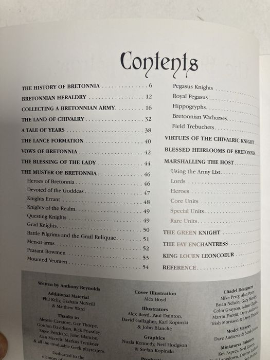 Revista Warhammer Bretonnia