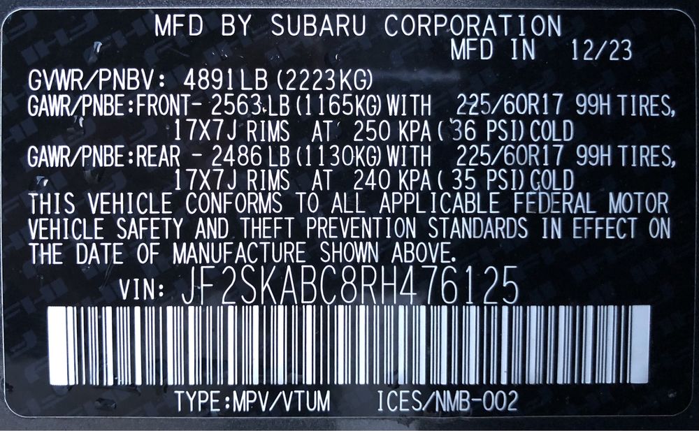 Subaru Forester 2023