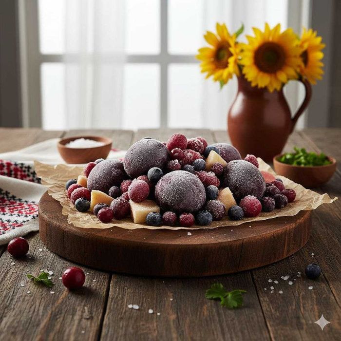 Овочі заморожені, овочеві суміші, ягоди та фрукти