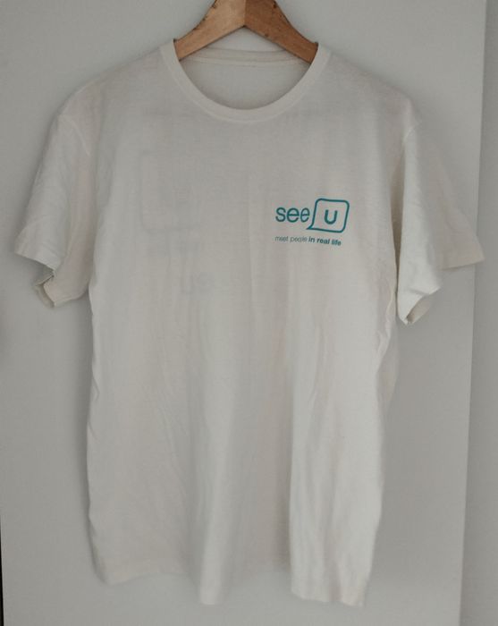 Koszulka / T-shirt męski biały SeeU rozmiar M
