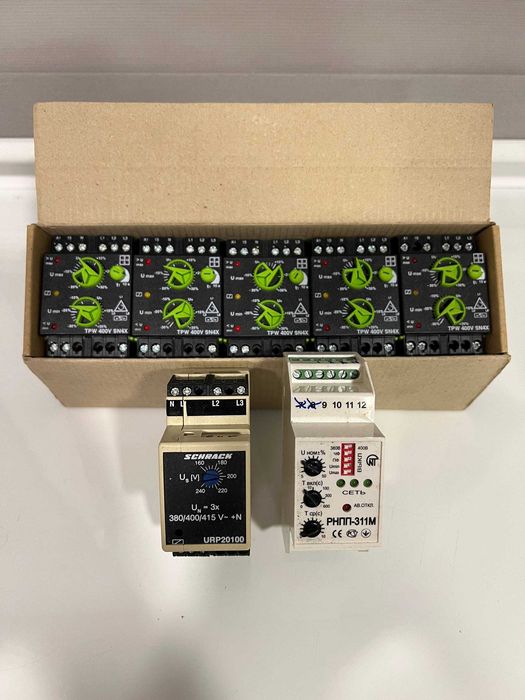 Реле контролю напруг фаз TELE TPW 400V SN4X URP20100 Schrack РНПП-311М