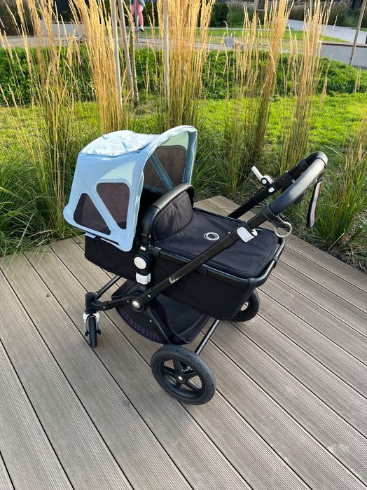 Bugaboo Cameleon 3 wózek 2w1 + akcesoria, czarna rama