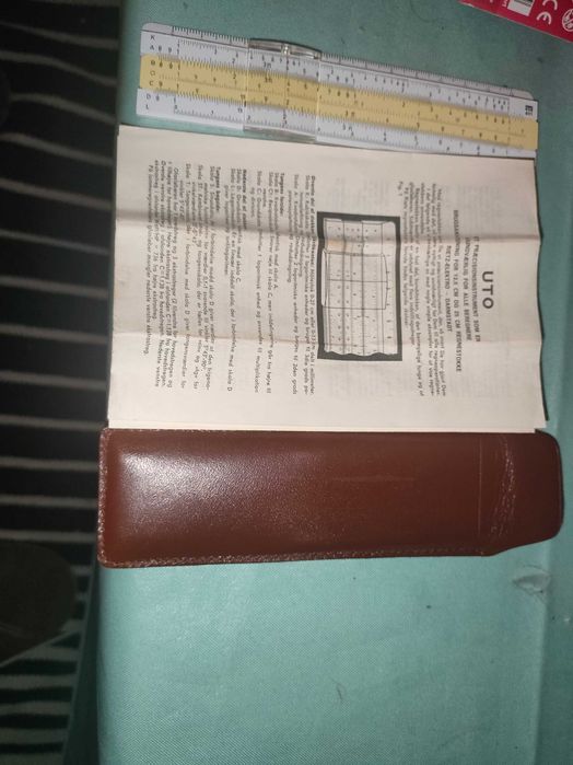 Antiga régua de cálculo