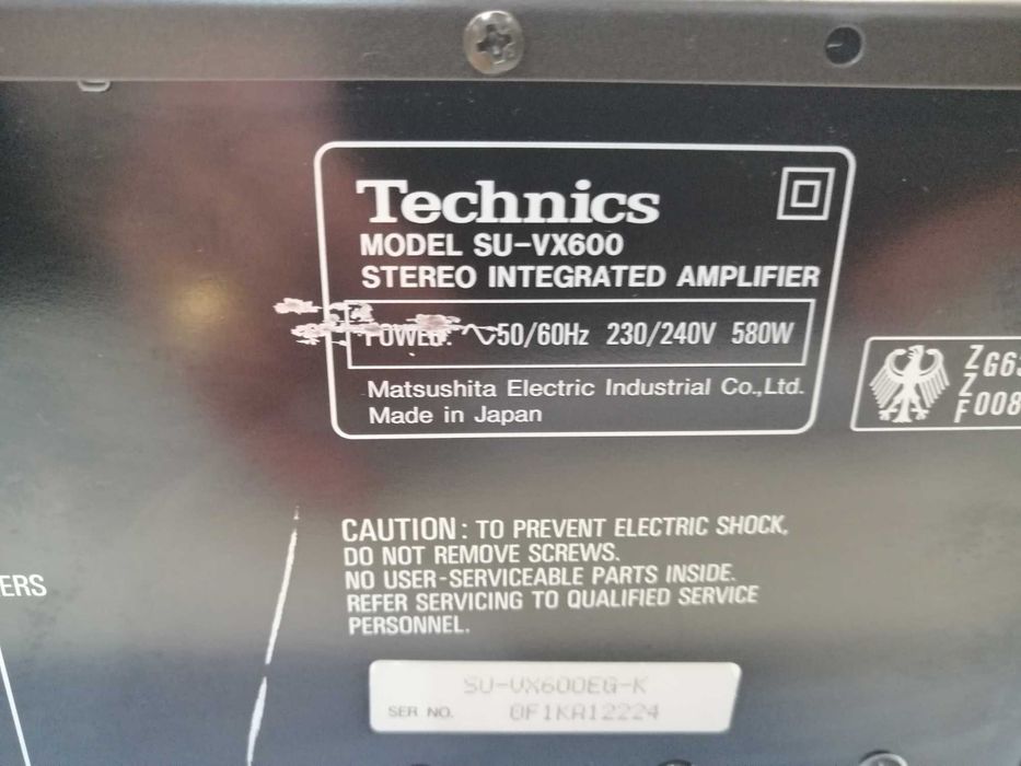 Wzmacniacz Technics SU-VX600