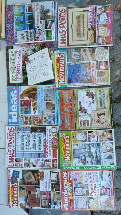 Lote 50 Revistas de Ponto Cruz