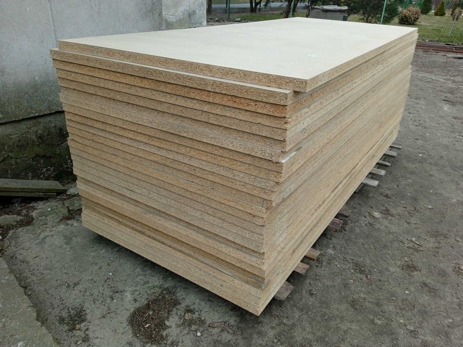 Płyty wiórowe 40mm 2,7m x 1,1m - 11 szt.