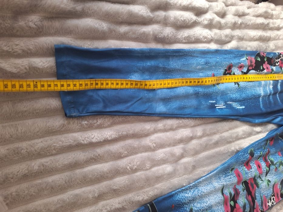 Damskie leginsy ala jeans XL