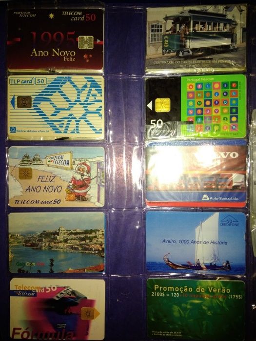 100 Cartões de Telefone - Credifones (Anos 90)