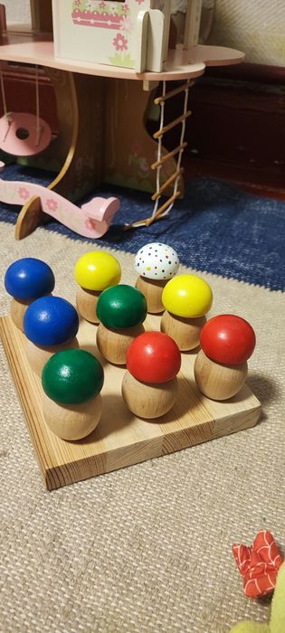 Якісні дерев'яні іграшки на вік 1-2 роки