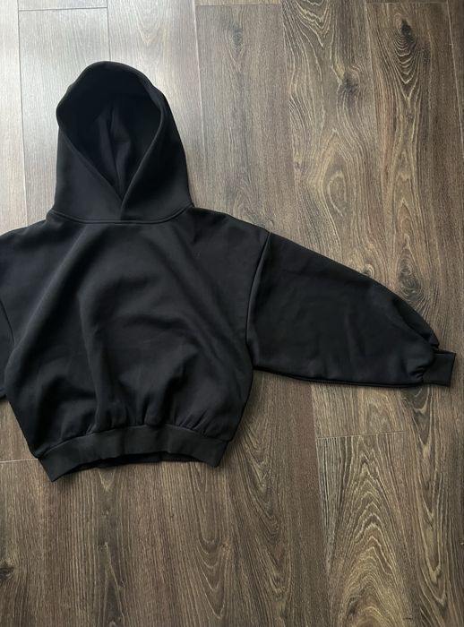 Худі Boxy Fit Чорна Оверсайз Широке Худі Baggy YZY Yeezy Gap Y2K SK8