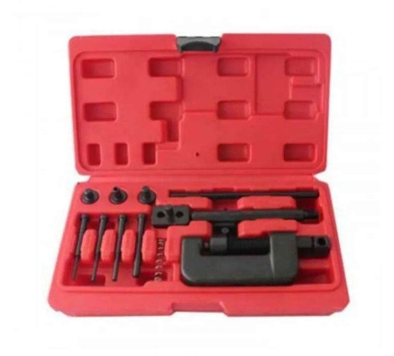 Kit Rebitador Correntes Universal Motas Bicicletas - 12 peças