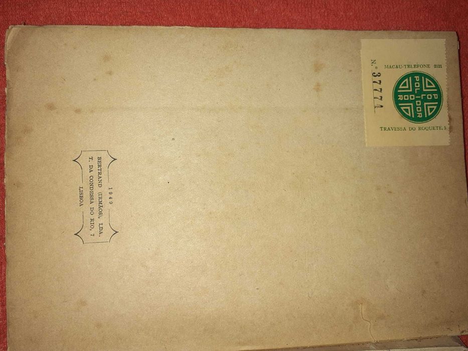 Livro Antigo Raro - Joana Moledo