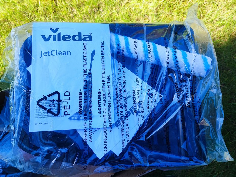 Німецький Vileda JetClean 3-в-1 вертикальний пилосос, миє та натирає