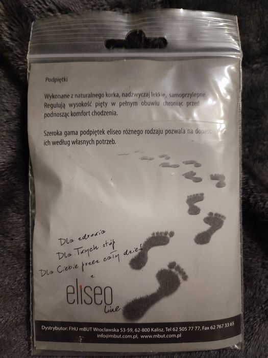 Podpiętki męskie korek do butów