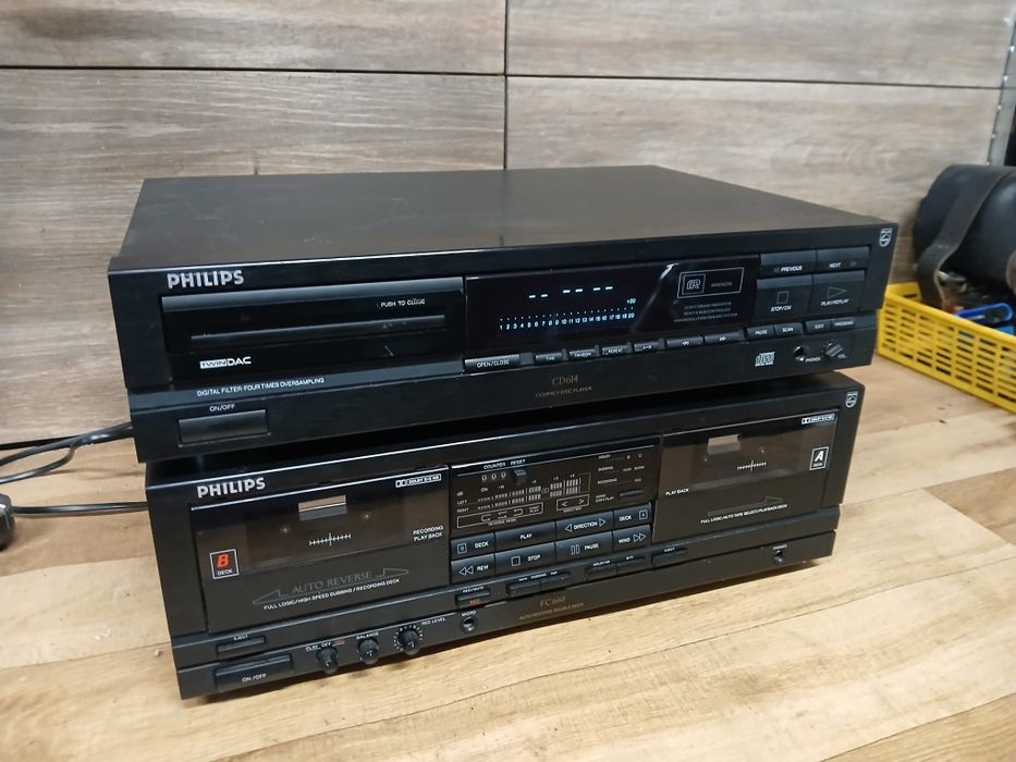 CD i Deck Philips, FC660 i CD614.
