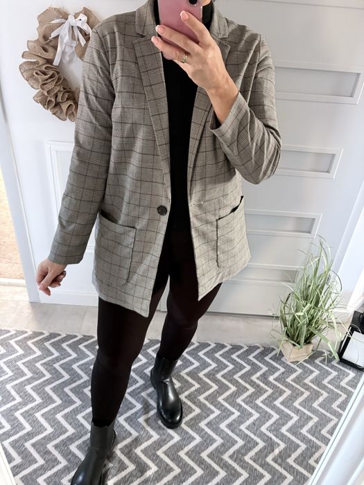 H&m marynarka kratka 40 L