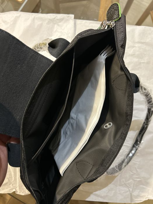 Torebka Longchamp cała czarna M