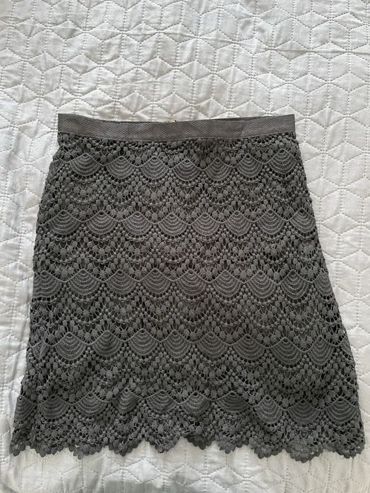 Czarna koronkowa spódnica Mango Suit EUR S