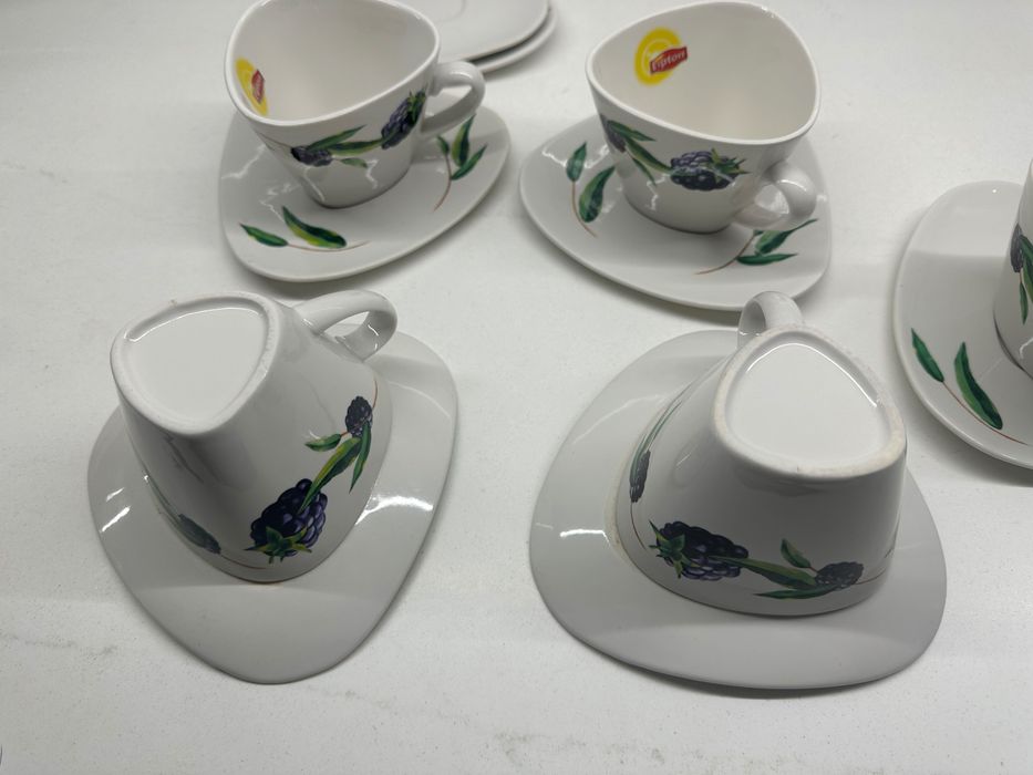 Filiżanki do kawy porcelanowe Lipton