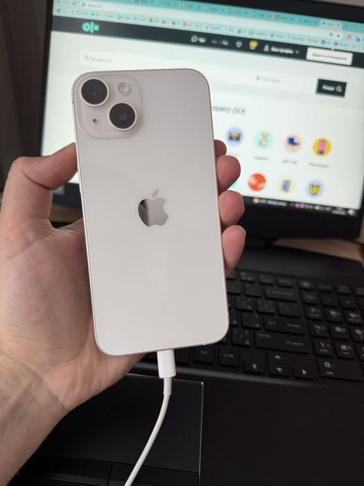 Apple iPhone 14 128GB eSIM Starlight/Purple Neverlock. Магазин.