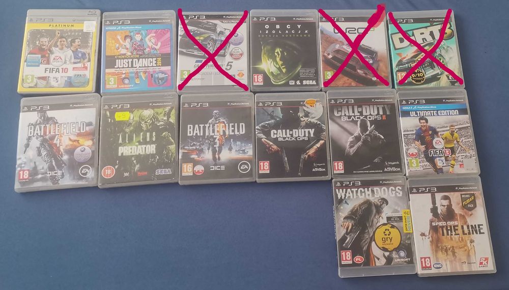 Gry na PS3 w całości lub na sztuki