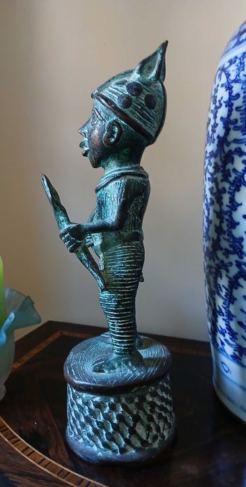 Escultura africana em bronze Séc XIX