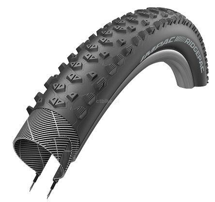 Dwie opony rowerowe IMPAC RIDGEPAC 29x2.10 54-622 drutowe czarne MTB