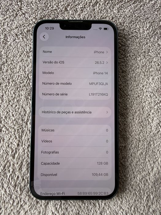 Apple iPhone 14 de 128GB Preto