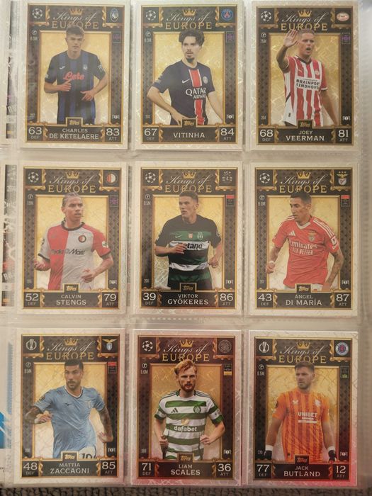 Lote de Cartas Match Attax 24/25 e Match Attax Extra 24/25