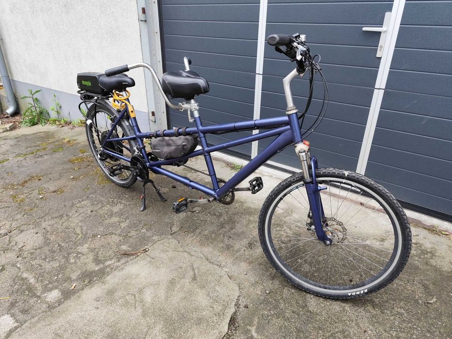 Tandem elektryczny 2000 W – solidna konstrukcja terenowa. Nowa bateria 20 Ah
