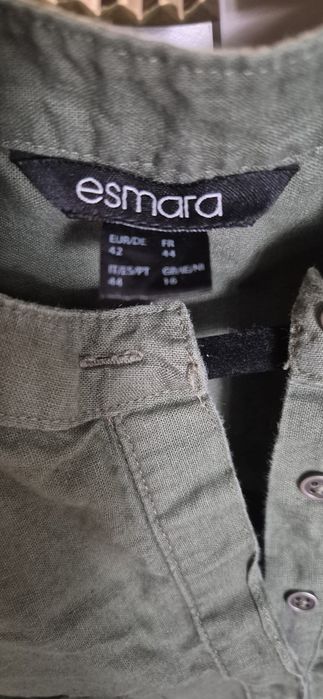Sukienka Len L khaki