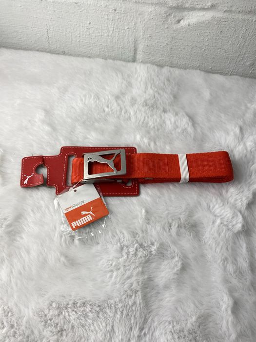 Ремень Puma  тканевый с металлической пряжкой. Для гольфа
