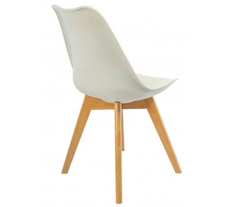 Недорого білі кухонні стільці/Кресло для кухни на деревянных ножках