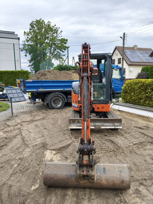 Usługi minikoparką, usługi wywrotką. Izolacje fundamentów, usługi ziemne