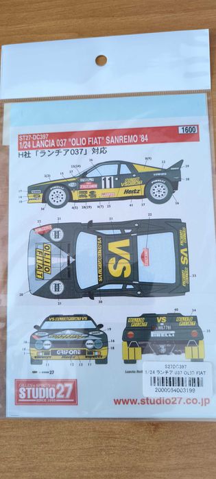 1/24 Decalques e acessórios das Marcas Studio 27, Reji, Renaissance