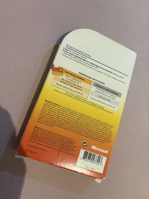 Klucz produktu Microsoft Office