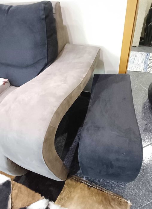 Sofás em camurça