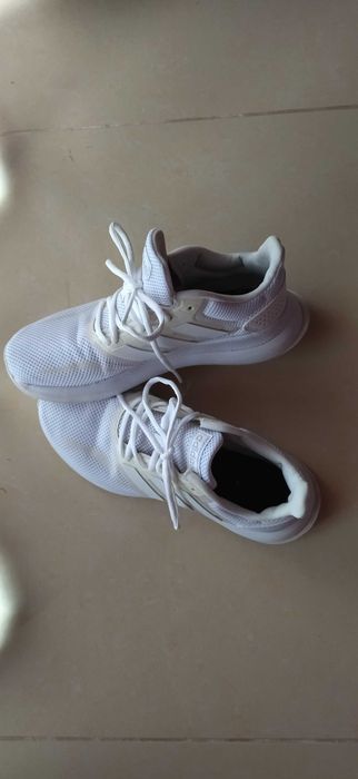 Adidas -Sapatilhas Brancas de senhora - nº. 38 1/2- bx preço