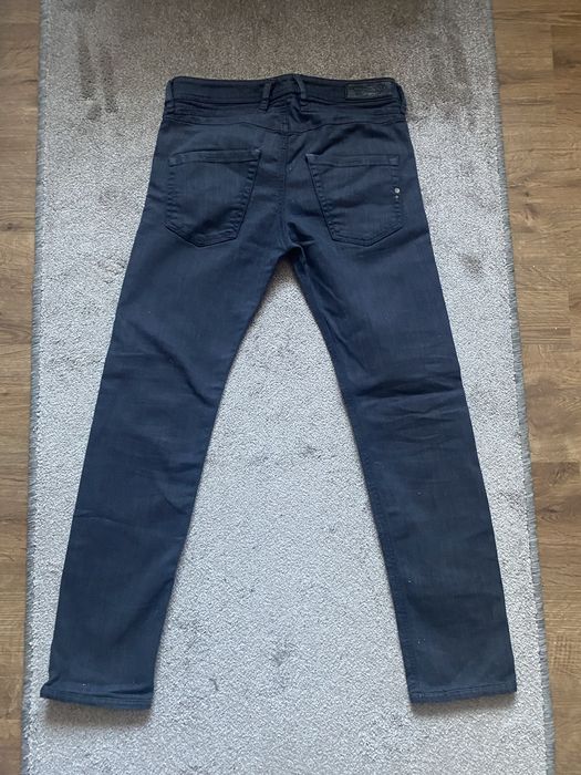 Spodnie jeansowe damskie DIESEL jeansy straight granatowe 29x34