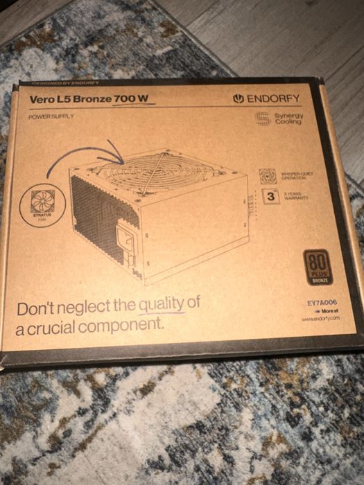 Sprzedam zasilacz ENDORFY Vero L5 700W 80 plus bronze
