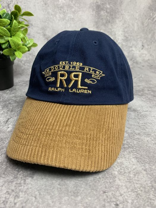 Кепка Ralph Lauren Double RL RRL з шкіряним ремінцем картуз
