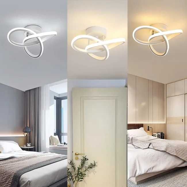 Luz LED moderna de 20 W candeeiro regulável 3000K-6000K