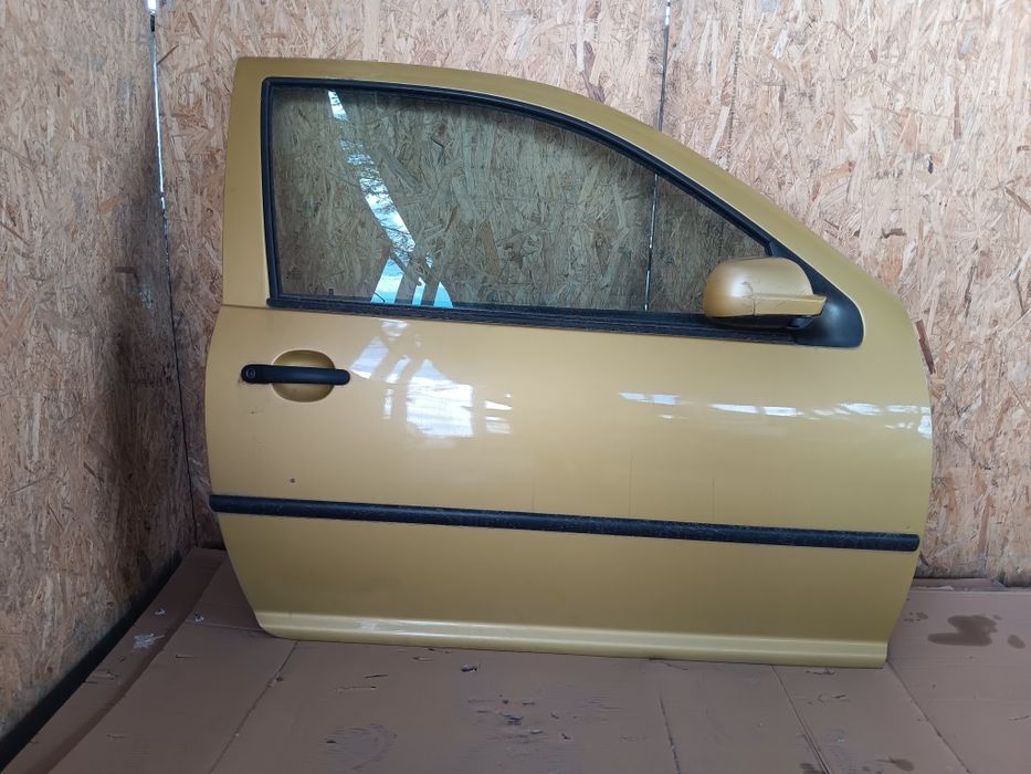 Vw volkswagen Golf IV 4 drzwi prawe pasażera kompletne lusterko szyba zamek KPL 3D