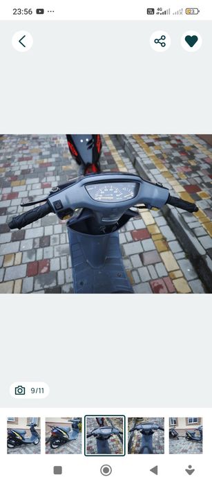 На ходу honda dio 27