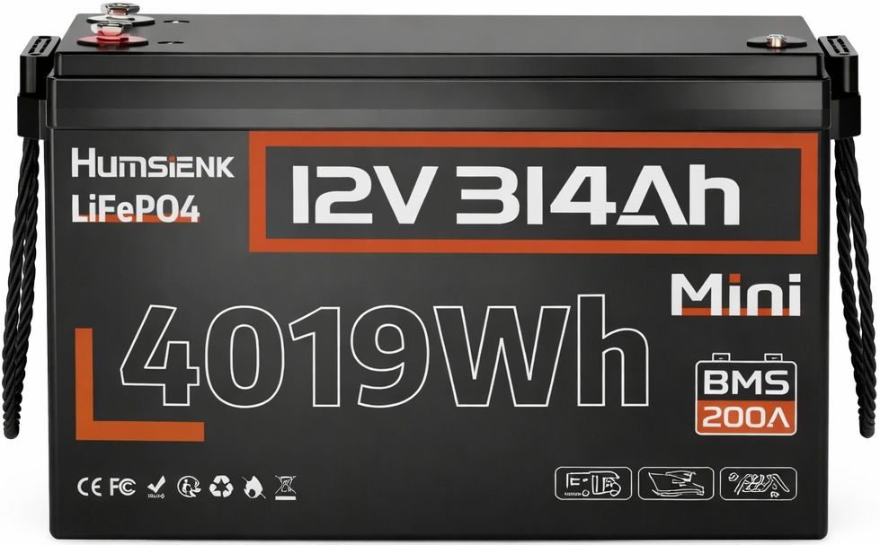 Акумулятор LiFePO4 314Аг 12В з BMS Humsienk Польща